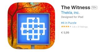 The Witness puzzelspel voor IOs voor €5,99