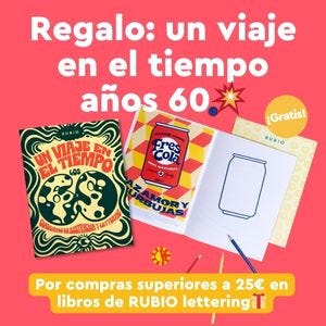 Regalo de libro viaje por el tiempo en Rubio