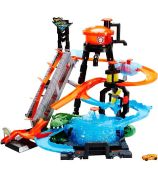Hot Wheels Cocodrilo Destructor, pista de coches de juguete por 69,95€.