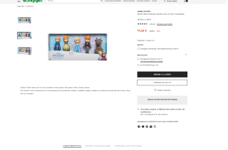 Pack Disney Frozen con 5 mini muñecas Jakks Pacific por solo 14,98€