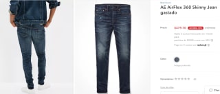 AE AirFlex 360 Skinny Jean gastado por $480 en American Eagle
