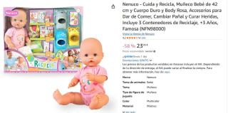 Muñeco Nenuco Cuida y recicla por 23,05€