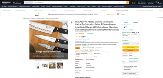 Juego de Cuchillos Bergner por 11,94€