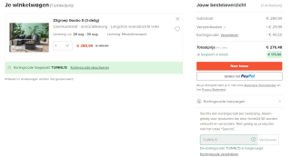 15% extra korting op al afgeprijsde tuinmeubels en accessoires bij Home24