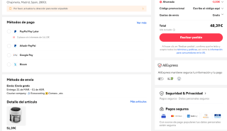 Freidora de Aire Inteligente Gran Capacidad con Horno de Convección y Pantalla Táctil por solo 48,39€