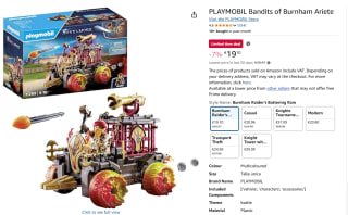 Playmobil Burnham Raiders vuurgevechtwagen (71299) voor €19,10 bij Amazon Spanje