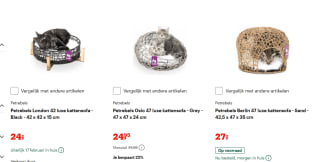 Diverse Petrebels super-de-luxe kattenmanden vanaf €20 bij Bol