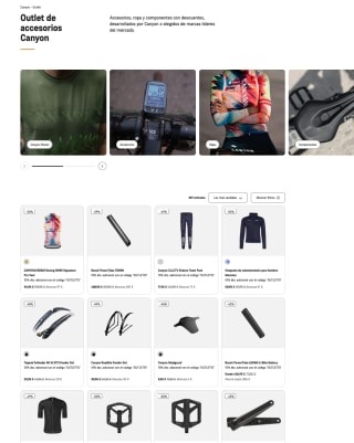 Código 10% Descuento extra Bicicletas y accesorios en Canyon Outlet