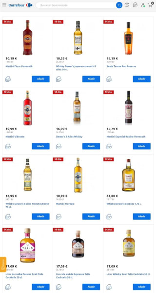 -5€ de Descuento con compra de 25€ desde Carrefour.