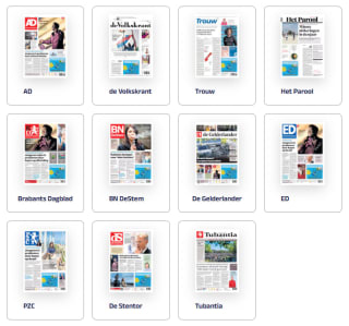 4 weken de digitale krant voor €1 bij Kiosk