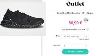 Zapatillas para Mujer adidas Ultraboost Ah001 por 56.9€