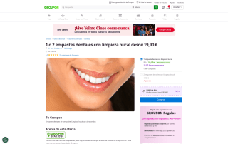 Empaste dental con limpieza bucal por 19,90€