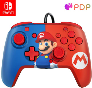 PDP Faceoff Deluxe+ Audio - Nintendo Switch Controller - Mario voor €15,03 bij Amazon