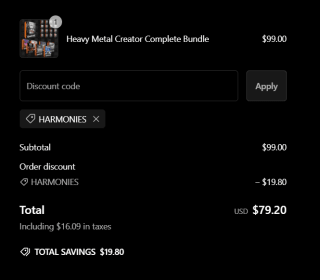 Heavy Metal Creator Complete Bundle voor €73 dmv code