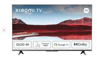 Televisor QLED 43" - Xiaomi A PRO 2025 43, QLED 4K, Smart TV (Google TV), Dolby Audio, Control por voz por 255.2€