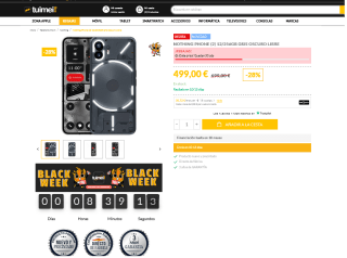 Black Friday Nothing Phone 2 12GB 256GB por solo 499€