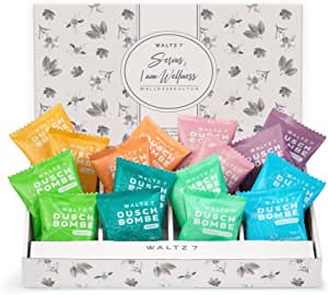 Korting bij Amazon op WALTZ 7 Original Douche Bommen Set, 16 stuks met 8 Geuren