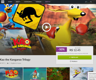 Jogo: Kao the Kangaroo Trilogia para PC na GOG - R$ 12,45