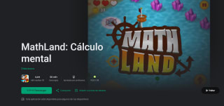 Gratis App Educativa MathLand: Cálculo mental