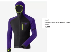 Chaqueta para Hombre Dynafit Low Tech Polartec® Hooded por 45€