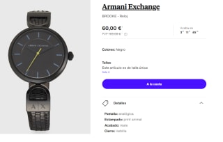 Reloj para Mujer Armani Exchange BROOKE por 68€