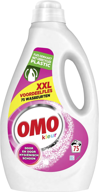 Omo Vloeibaar Wasmiddel Kleur 75 wasbeurten voor €9,99 ( bij Amazon