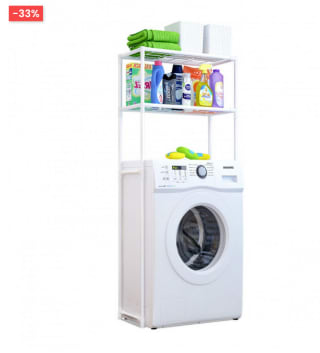 2 Estantería metálica 7house para baño 68x28x169cm por solo 19,91€