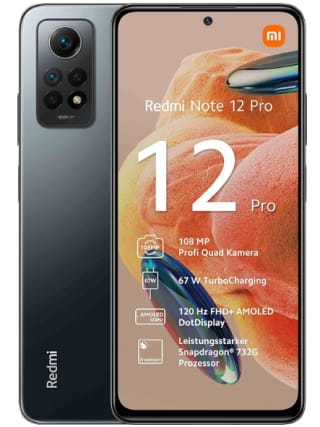 Redmi Note 12 Pro 4G, 8GB ram, 256GB opslag Zwart voor €230,10 bij Amazon.nl