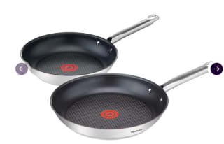 Tefal Ultimum koekenpan 24 cm en 28 cm - met Thermo-spot voor €39,95 bij Ibood