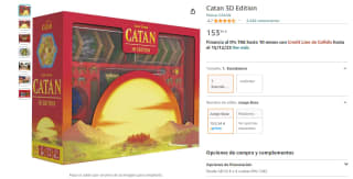 Juego mesa Catan 3D Edition por 153,34€