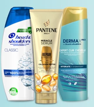Head & Shoulders, Pantene en DermaXPRO 100% terugbetaald