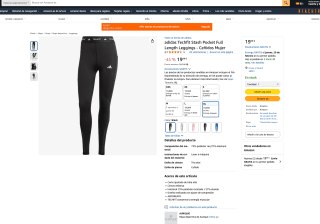 Leggings Adidas Techfit Stash Pocket Full Length Ceñidos Mujer por solo 19,99€