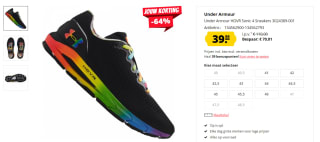 Under Armour HOVR Sonic 4 Sneakers voor €39,99 bij Sport Korting