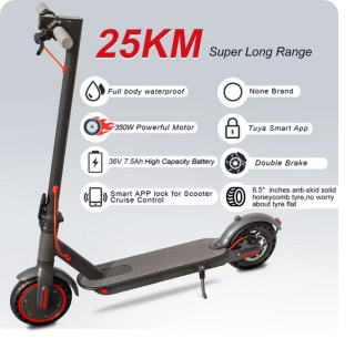 AOVOPRO patinete 31kmh 25km autonomia 350W por solo 150,31€