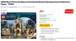 LEGO Harry Potter De Slag om Zweinstein (76415) voor €47,99 bij Bol