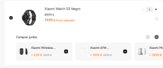 Reloj inteligente Xiaomi Watch S3 por 79,99€