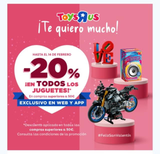 -20% en Web y App de ToysRus.