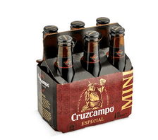 Cerveza especial Cruzcampo botella 6 x 200 ml por solo 3,39€