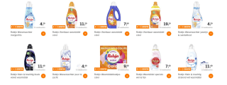Alle Robijn wasmiddel- pods en wasverzachter 2+3 gratis bij de AH