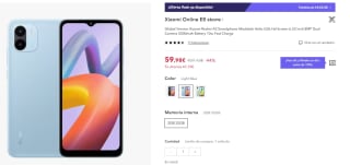 Xiaomi Redmi A2 de 2GB/32GB por solo 42€ varios colores disponibles.