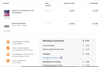 Gratis handdoek t.w.v 4.95 bij aankoop van deelnemende actieproducten bij Trekpleister