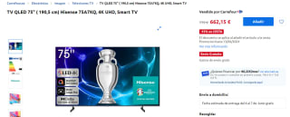 Recopilación televisores en Carrefour a preciazos