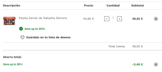 Paleta Sombra de Ojos Zendo - Natasha Denona por 39.55€