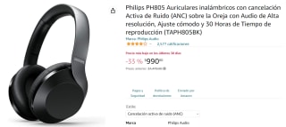 Auriculares Philips PH805 a $990 en Amazon
