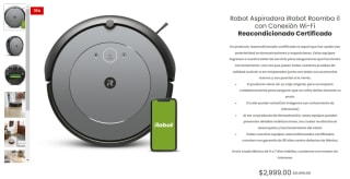 Robot Aspiradora iRobot Roomba i1 por $2,999