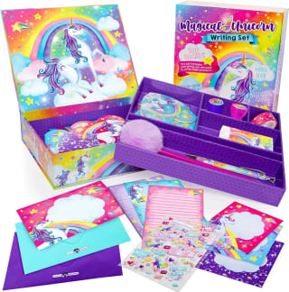 Set de Papel de Carta Unicornio Juego de 45 Piezas de Papelería por solo 9,90€