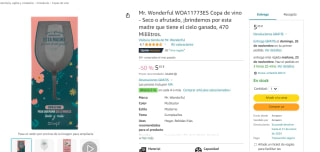 Copa de vino Mr. Wonderful 470ml por 5.45€