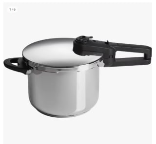 Olla a presión súper rápida de 6 Litros Cruz de Malta® Maltinox, fabricada en acero inoxidable 18/10, 5 sistemas de seguridad por 24.76€
