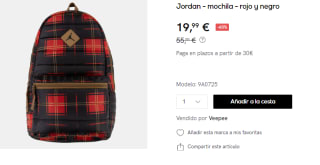 Mochila Nike Air Jordan por 19.99€