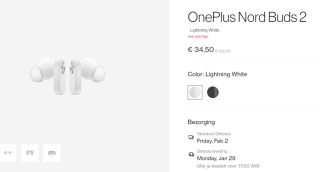 Oneplus Nord Buds 2 voor €34,50 bij Oneplus